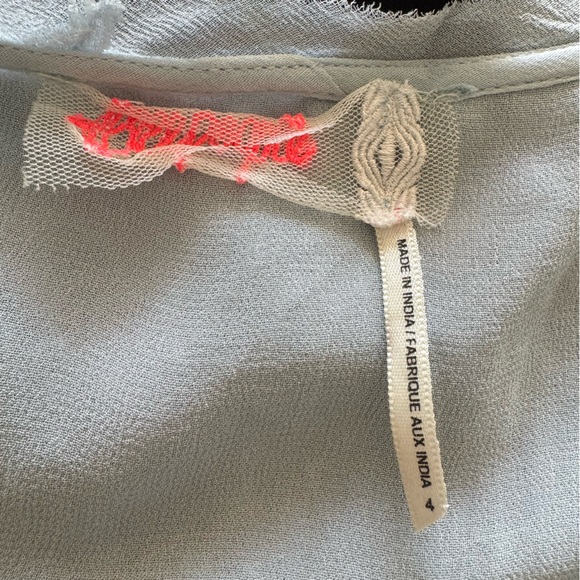 Free People winter solstice wrap mini dress size 4 NWT - Picture 14 of 14